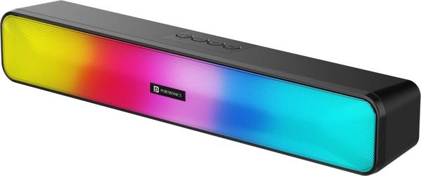 Portronics Pure Sound Pro 6 with Multicolour LED Lights 16 W Bluetooth Soundbar