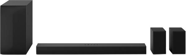 LG S65TR 600W, 5.1 Ch. Dolby Digital, Powerful Surround Sound Wireless Rear Speaker 600 W Bluetooth Soundbar