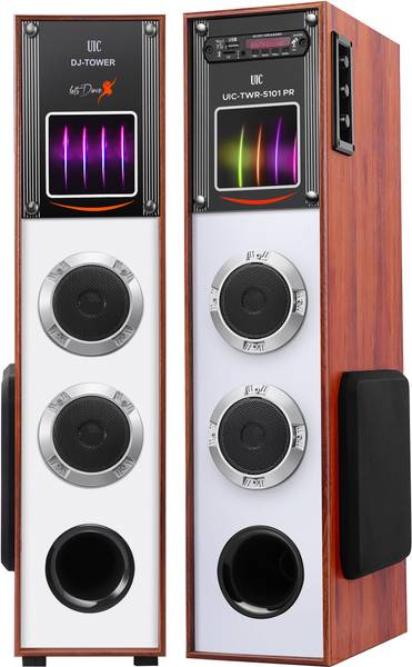 UIC TWR-5101 PAIR 120 W Bluetooth Tower Speaker