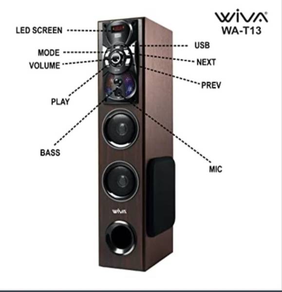 wiva WA-T13A 160 W Bluetooth Tower Speaker
