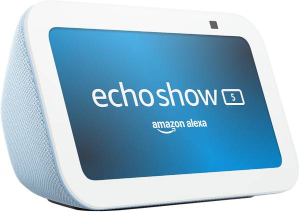 Alexa Echo Show 5 | Smart display with Alexa, 2x bass & camera for home monitoring Bluetooth Speaker