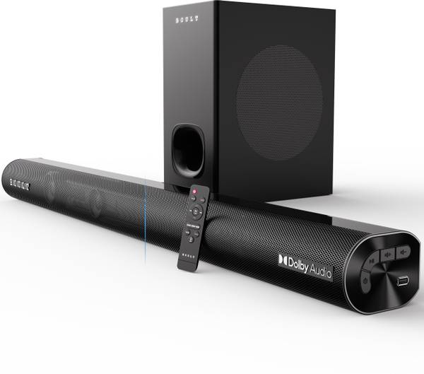 Boult Bassbox X250 Dolby Digital, 250W Power, Dedicated DSP, 2.1 Channel, 3 EQ Mode 250 W Bluetooth Soundbar