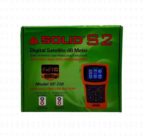 Eboxi SOLID SF-720 DIGITAL SATALITE db METER Spectrum Analyzer
