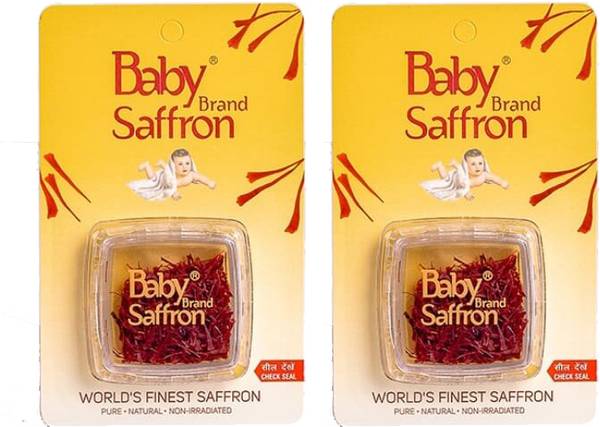 BABY BRAND SAFFRON Saffron (Kesar) Quality Value Pack Kashmiri Kesar For Pregnant Women (8* 250mg)
