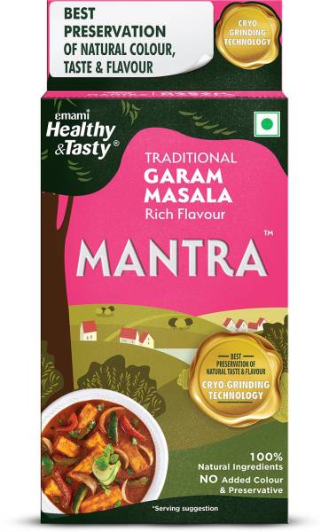 Emami Healthy and Tasty Mantra Traditional Garam Masala, No Added Colour & Preservatives