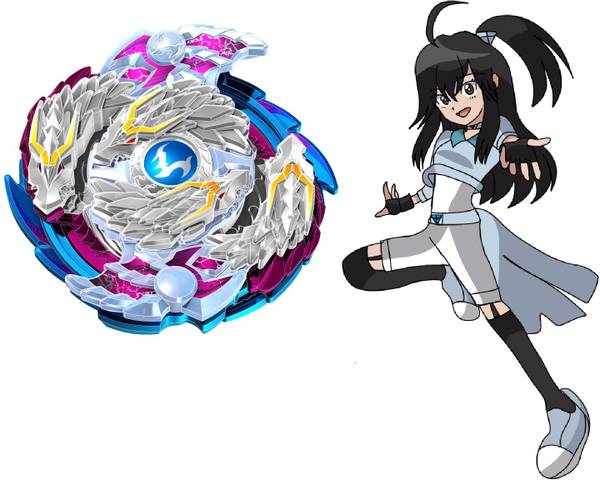 Authfort Nightmare Longi /Luinor Startr Bayblade Beyburst B-97 With Launcher