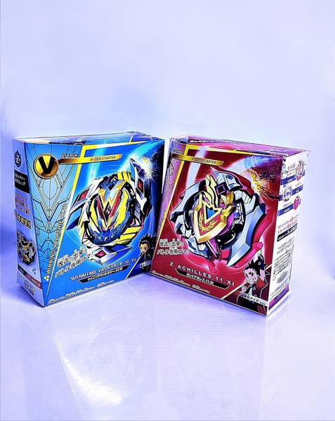 Felinar Spinner B104 and B105 combo pack of 2 spinning top beyblades with launcher set