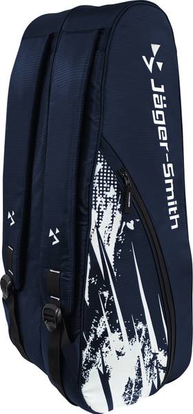 Jager-Smith ORCA Double Zipper Badminton Sports Bag with Shoe Compartment | Front Zip Pocket