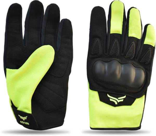 Xtrim Protekt Universal Biking Gloves with Sloping Knuckles, Touchscreen Compatible Riding Gloves