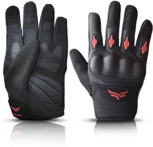 Xtrim Protekt Universal Biking Gloves with Sloping Knuckles, Touchscreen Compatible Riding Gloves