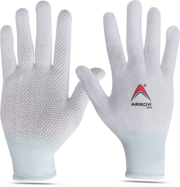 ArrowMax Cricket Dotted Anti slip Inner Gloves For Batting Keeping Football Hold Batting Gloves