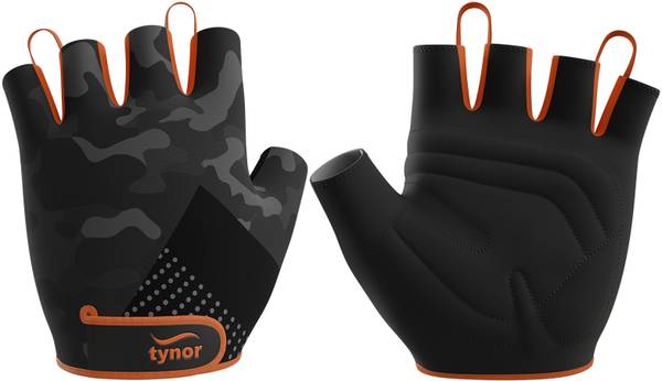 Tynor Tynorgrip Gym Gloves, Black, XL, 1 Pair Gym & Fitness Gloves