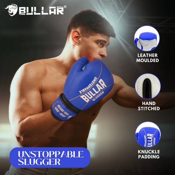 BULLAR Boxing Gloves for Men, Moulded Foam Padding professional training and fighting Boxing Gloves