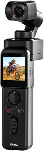 IZI IRIS Pocket 4K , Detachable & Lightweight, Dual Display, Touch & WiFi Sports and Action Camera