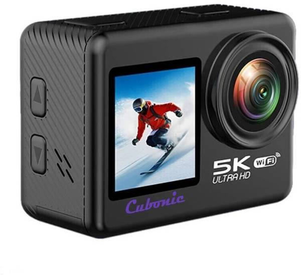 Cubonic 5K WiFi Dual Screen |Smoothest EIS 2.0 Anti-Shake | Chipset-Sensor|Touch Screen Sports and Action Camera
