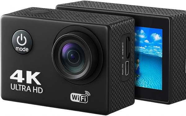 GOPRC Sports Action camera 4K Action Camera for Biking, Hiking & Underwater with 30M Waterproof Case Sports and Action Camera