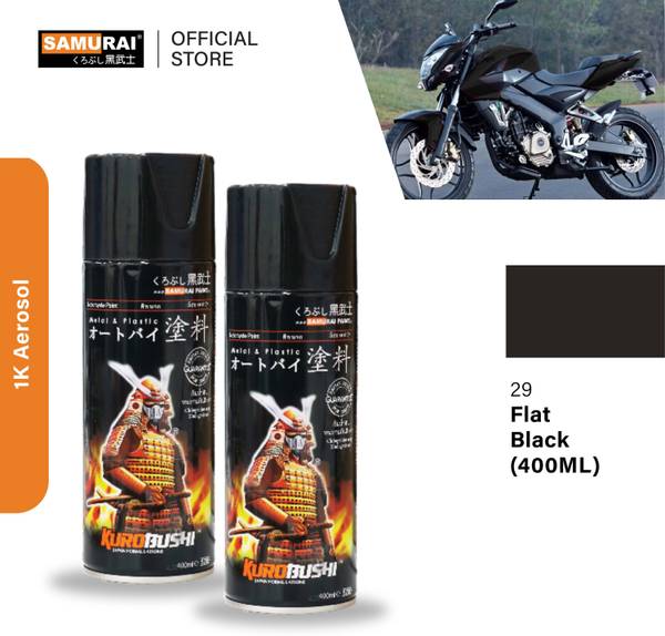 Samurai Kurobushi Standard Colours Black Spray Paint 400 ml