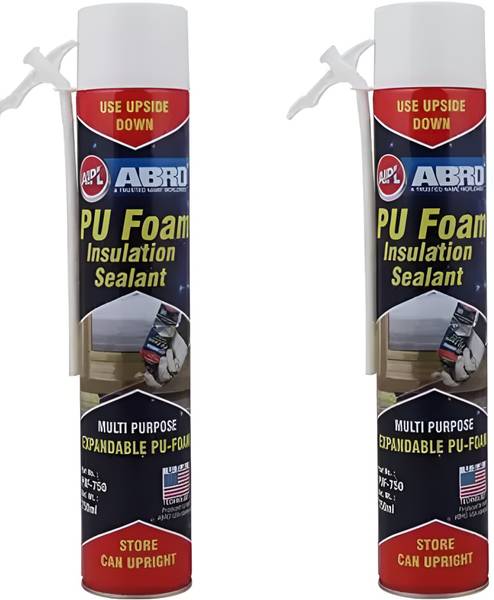 M&M HARIS ABRO PU FOAM INSULATION SPRAY Multipurpose White Spray Paint 1500 ml