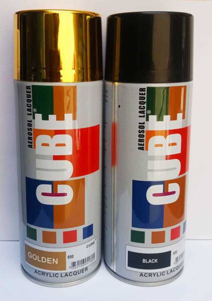 CUBE CUBE COMBO SPRAY PAINTS Multicolor Spray Paint 800 ml