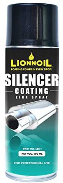 LIONNOIL Silencer Coating Zinc Aerosol Spray for High Temperature Resistant (Upto 400C) Spray Paint 400 ml