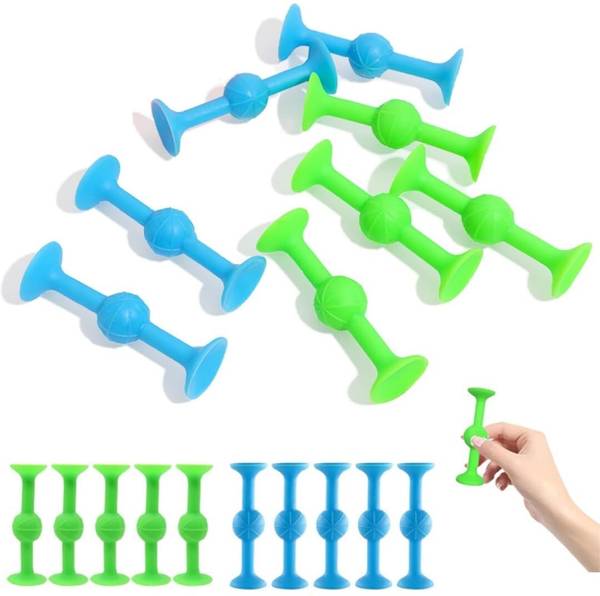 Birthday Popper Suction Toy|Pack of 20 |Pop Sucker Darts, Building Blocks, Fidget Toys