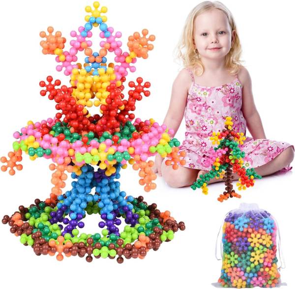 ARIZON Creative Star Link: Educational Interlocking Blocks for Kids (75+ Pieces)