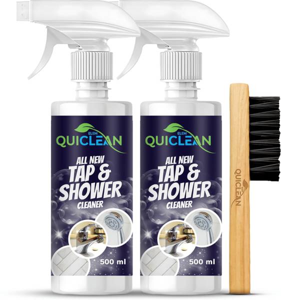 QUICLEAN Tap & Shower Cleaner for Bathroom Fittings & Tiles 1000ML Stain Remover