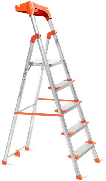 ProHome 5 Step 250Kgs Load Bearing Capacity Aluminium Ladder