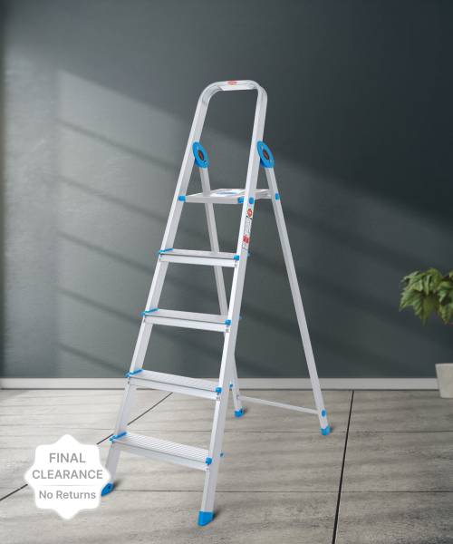 Bathla Smart Buy 5 Step Aluminium Ladder BSB5SL With Platform