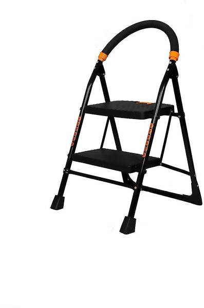 PARASNATH 2 Step Black Diamond Laddder Heavy Duty Ladder Folding Ladder Made in india Steel Ladder