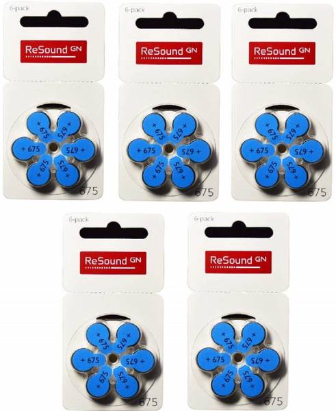 Resound GN Size 675 Hearing Aid Battery(5 Packets = 30 batteries) hearingaidbatteries-675no-30 Stethoscope Case