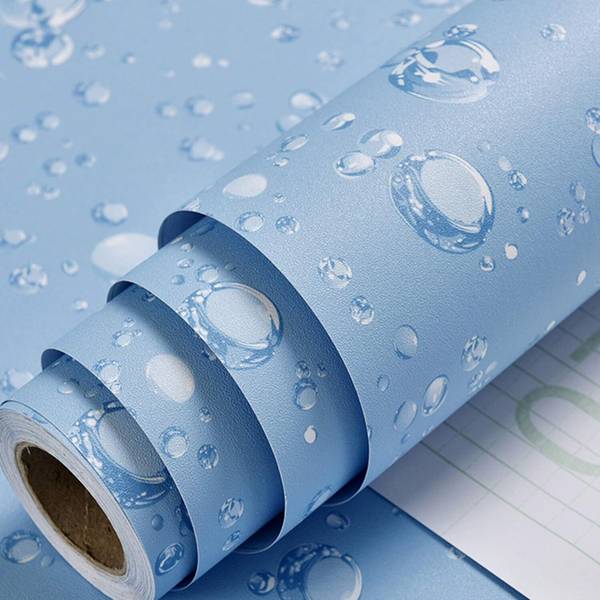 TINSUHG Decorative Blue Wallpaper