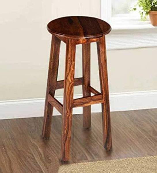 Green pearl Green pearl Sheesham Wood High Bar stool Kitchen Stool