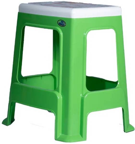 Nilkamal STL24 FLOWER GREEN Living & Bedroom Stool