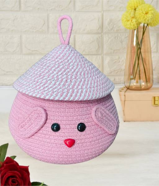 FABMARTS Jute High quality Handwoven Multi purpose Storage Basket