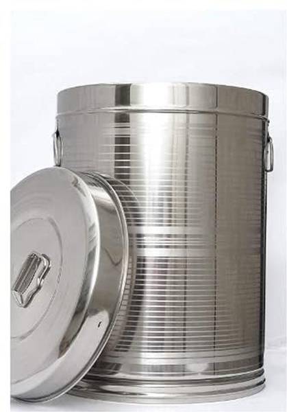 RS Enterprises Steel Drum Stainless Steel Air Tight 10 Liter Kothi/Drum, Leak Proof, Corrosion Resistance 10 L Drum
