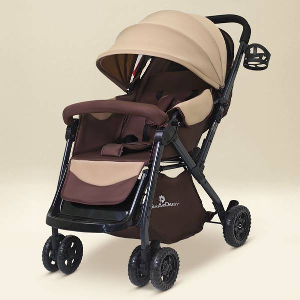 StarAndDaisy Foldable Baby Stroller for 0-3 year Infant & Toddler, 360 Swivel Lockable Wheel Stroller
