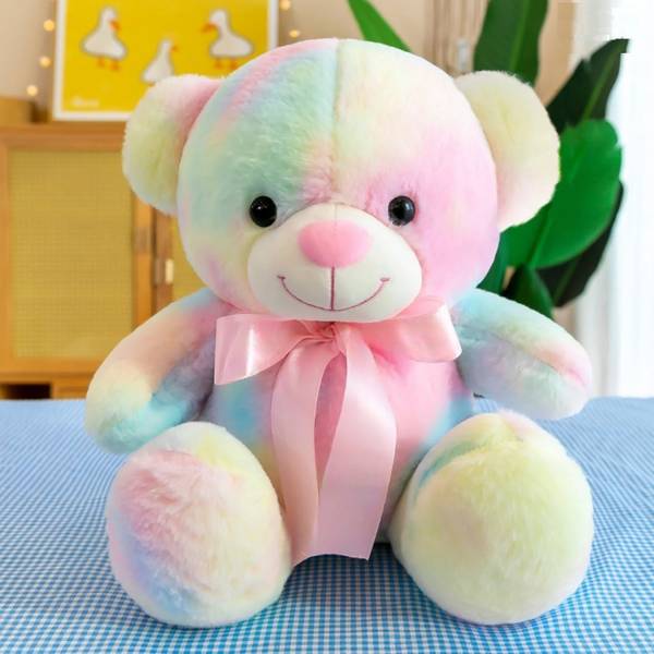 tinytotem Rainbow Teddy bear - 33 cm