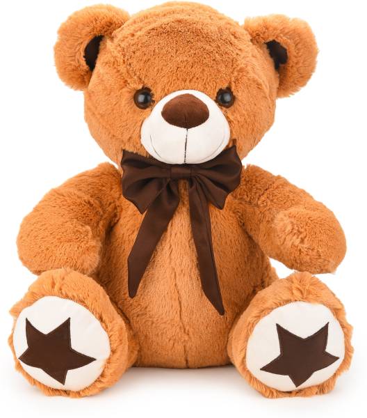 Nyaara Plush Teddy Bear with Star Paw Valentine Gift for Wife Husband Boy & Girlfriends - 23 cm