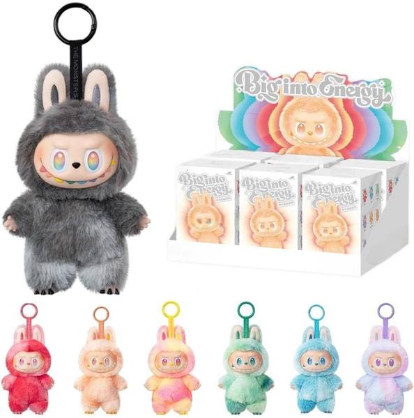 SUNBEET BLACK Monsters Plush Keychain Monsters Plush Keychain Limited Edition Key Chain - 14 mm