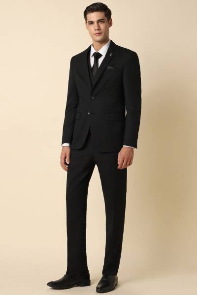 Allen Solly Single Breasted - 2 button Solid Men Suit