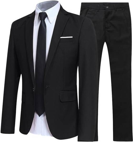 Chote Raja Collection SLIM FIT Solid Men Suit