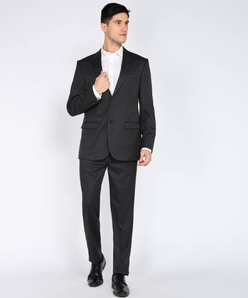 PETER ENGLAND 2 PC Suit Textured Men Suit