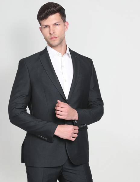 ARROW Tailored Fit Patterned Weave Two Piece Suit Woven Men Suit