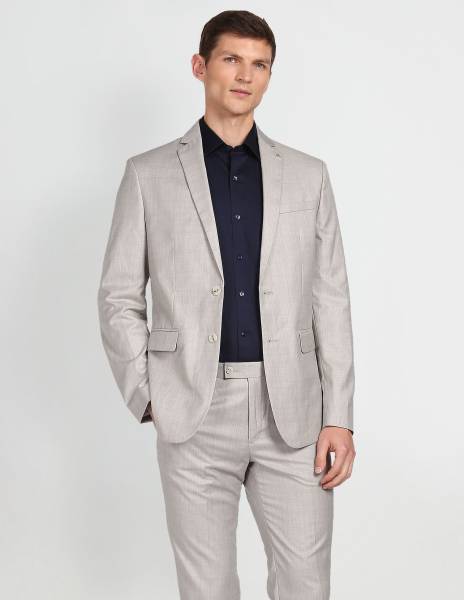 ARROW 2 Piece Suit Solid Men Suit