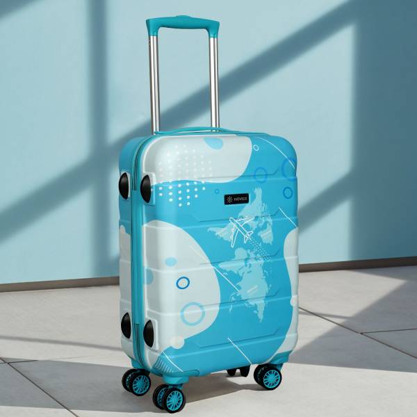 NOVEX Aqua Check-in Size Unbreakable Polycarbonate Hard Trolley Luggage with 4 Wheel Check-in Suitcase 4 Wheels - 24 inch