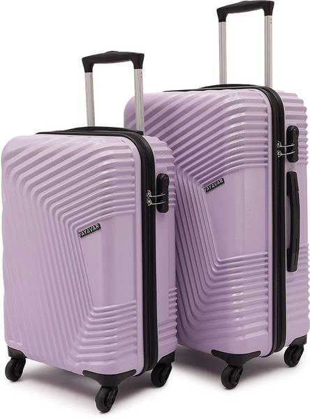 YAYAVAR Monaco Scratchproof 360Degree Rotating Latest Design Trolley Bag Check-in Suitcase 4 Wheels - 26 Inch