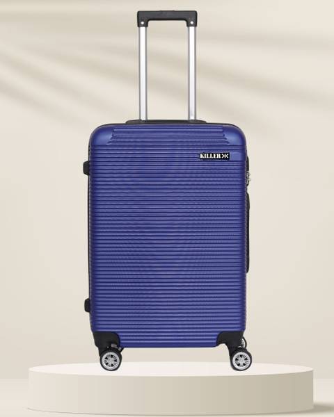 KILLER Hard Sided ABS and PC 8 Wheel Spinners, Expandable Bag Expandable Check-in Suitcase 8 Wheels - 26 inch