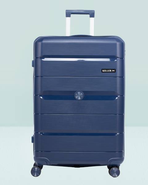 KILLER Hard-sided Polypropylene Check-In Luggage Trolley bag Expandable Check-in Suitcase 8 Wheels - 28 inch