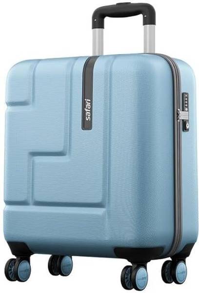 SAFARI Aviator 50 cm Cabin Overnighter Laptop pilot trolley bag,Hard case,360 Degree Cabin Suitcase 8 Wheels - 19 inch